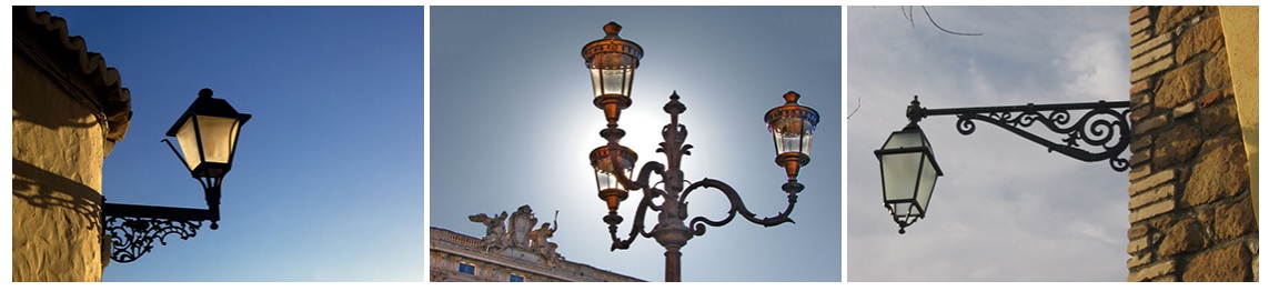 LAMPIONI IN GHISA ROMA